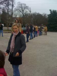 A beautiful day in the neighbor to move 6,000 books.