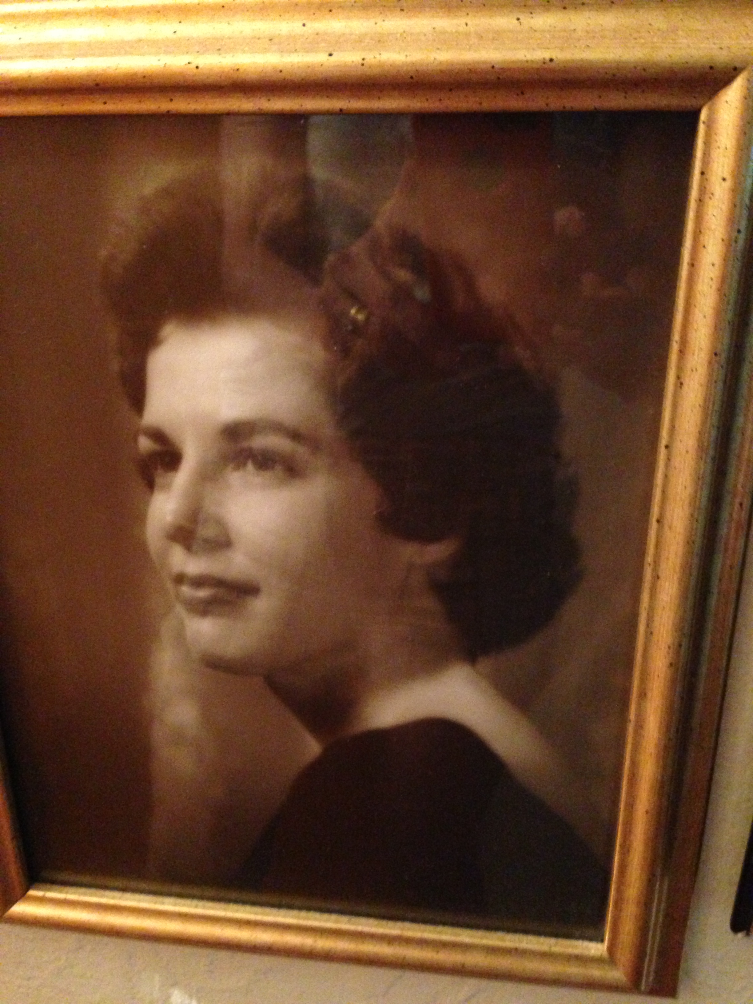 It's kind of like my spirit taking a photo of me mum.