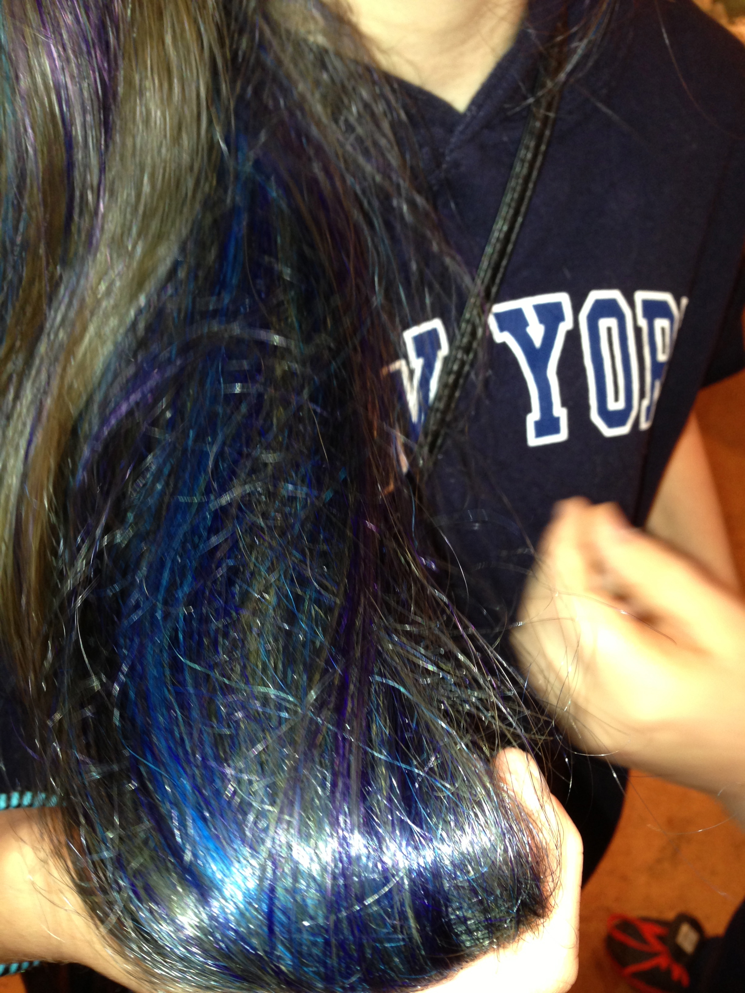 My Daughter Has Blue Hair Thanks To Protein 21 Shampoo Jamie Miles Blog
