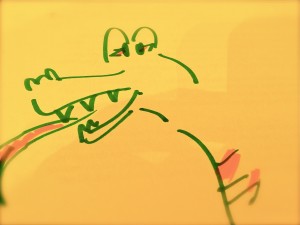 Barry the Dragon. Barney's first cousin.